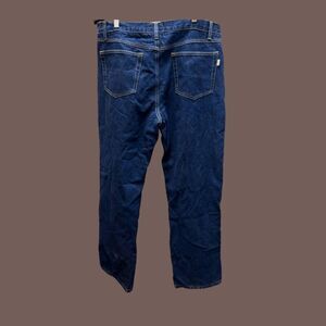 Vintage Red Head Flannel-Lined Denim Pants - Dark Wash - 34x32